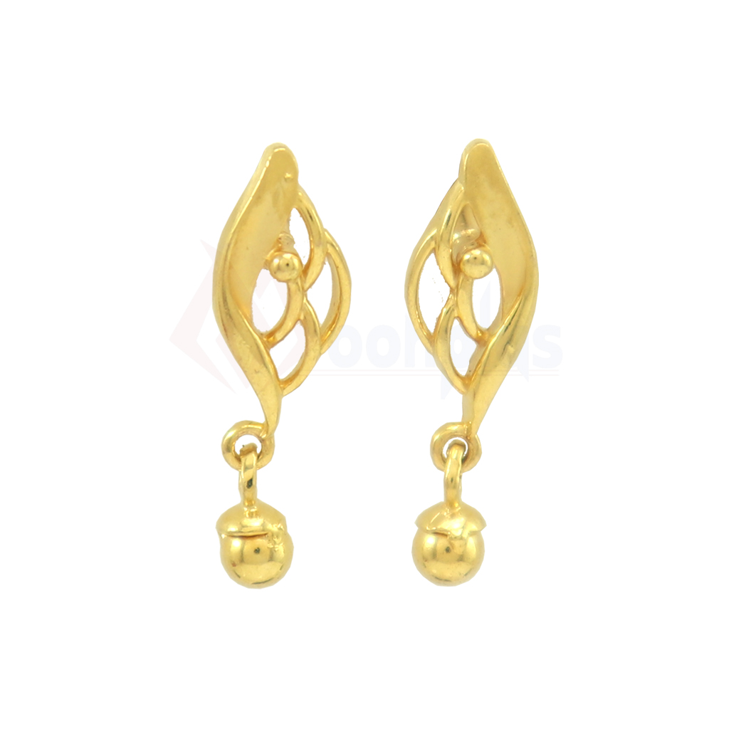 Perfection Gold Drop Earrings