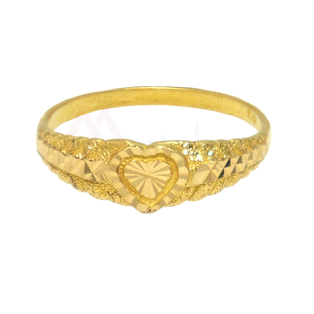 Blinking Hearty Gold Ring