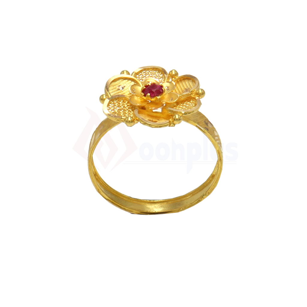 Easthatic Art Gold Ring for Women/Girl