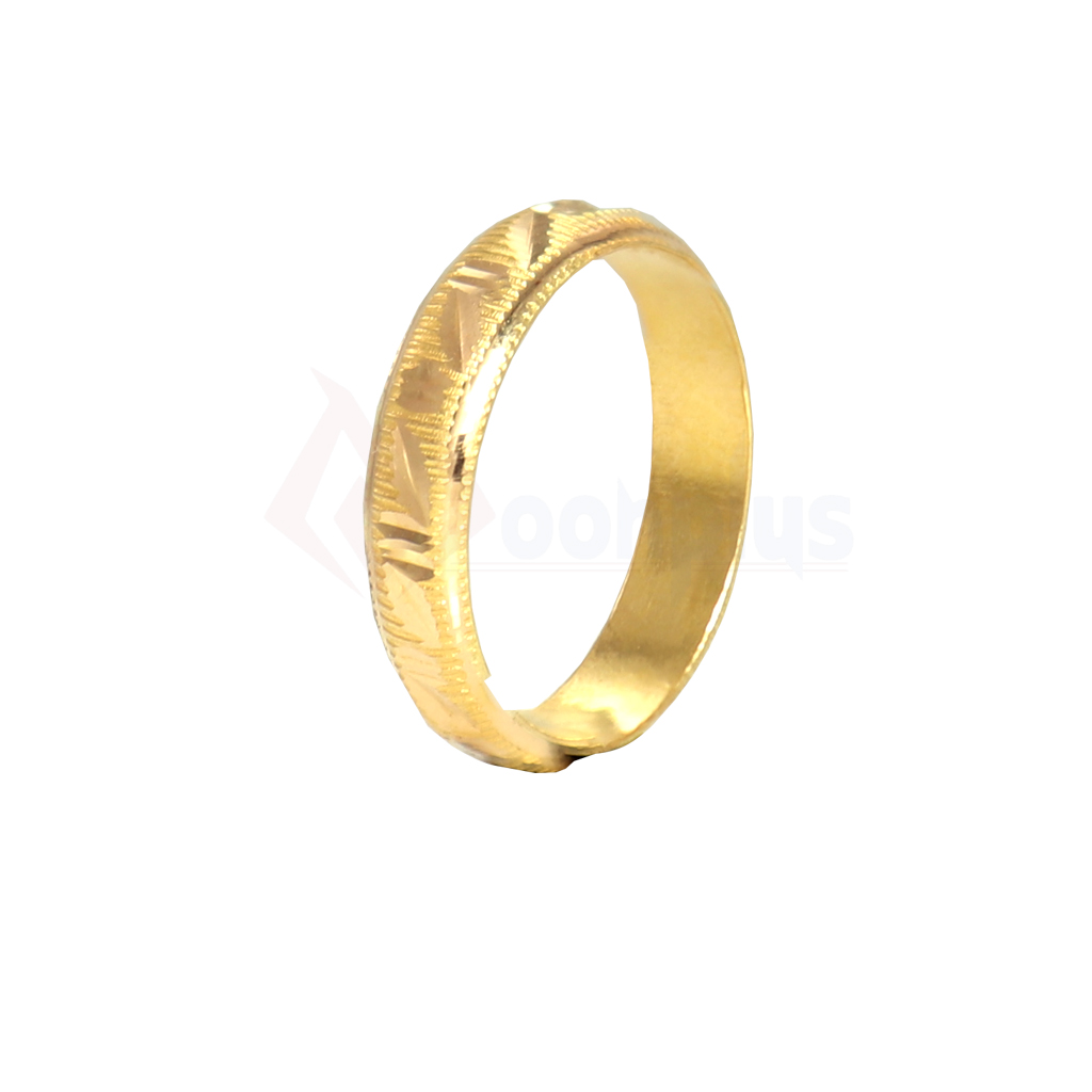 Contemprory Gold Band Ring