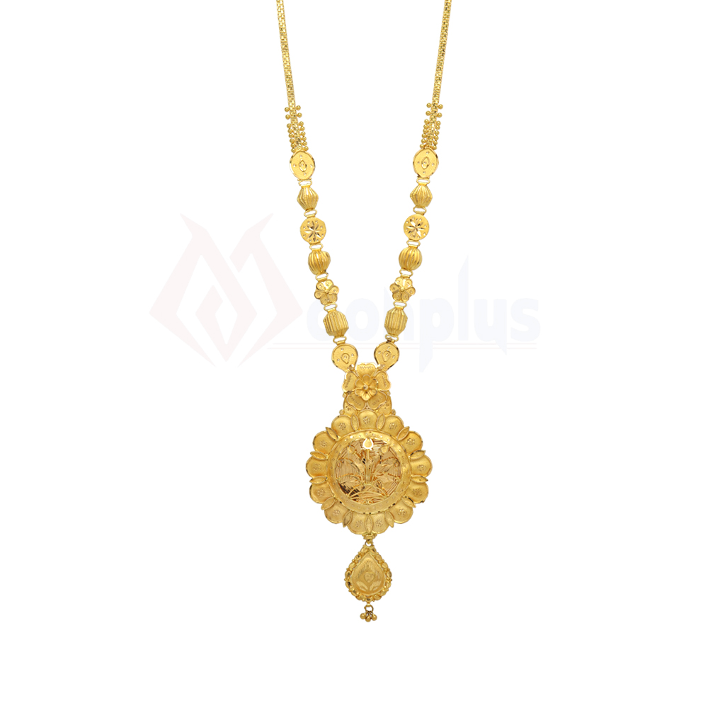 Charming Floral Gold Necklace