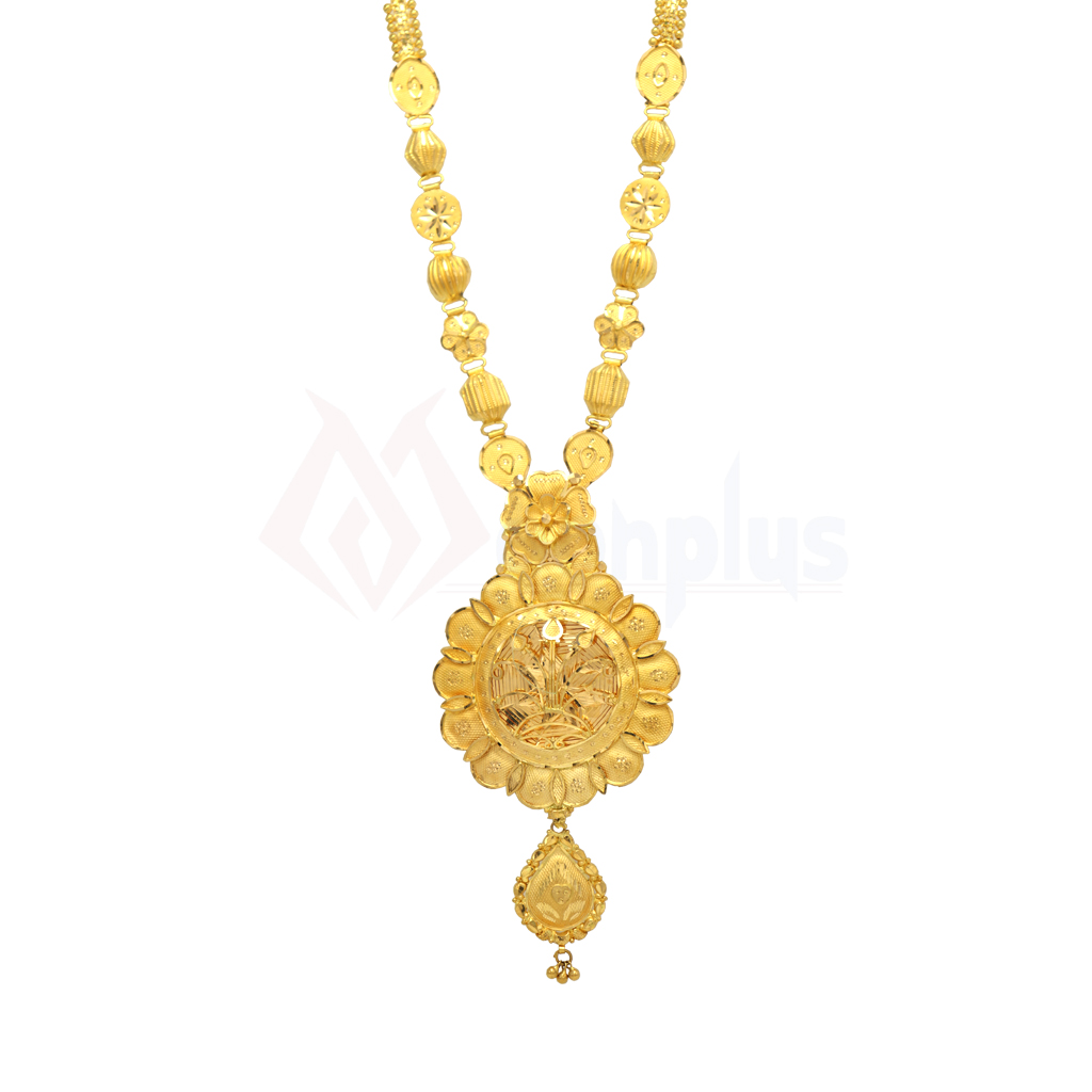 Charming Floral Gold Necklace