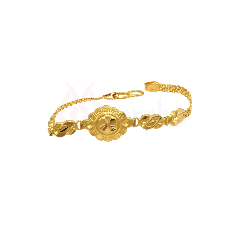 Floral Focus Gold Bracelet