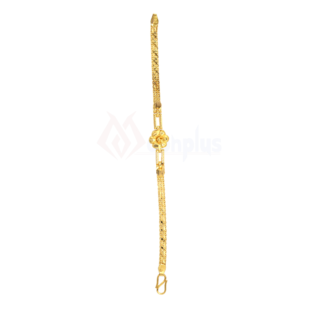 Flower Charm Gold Bracelet