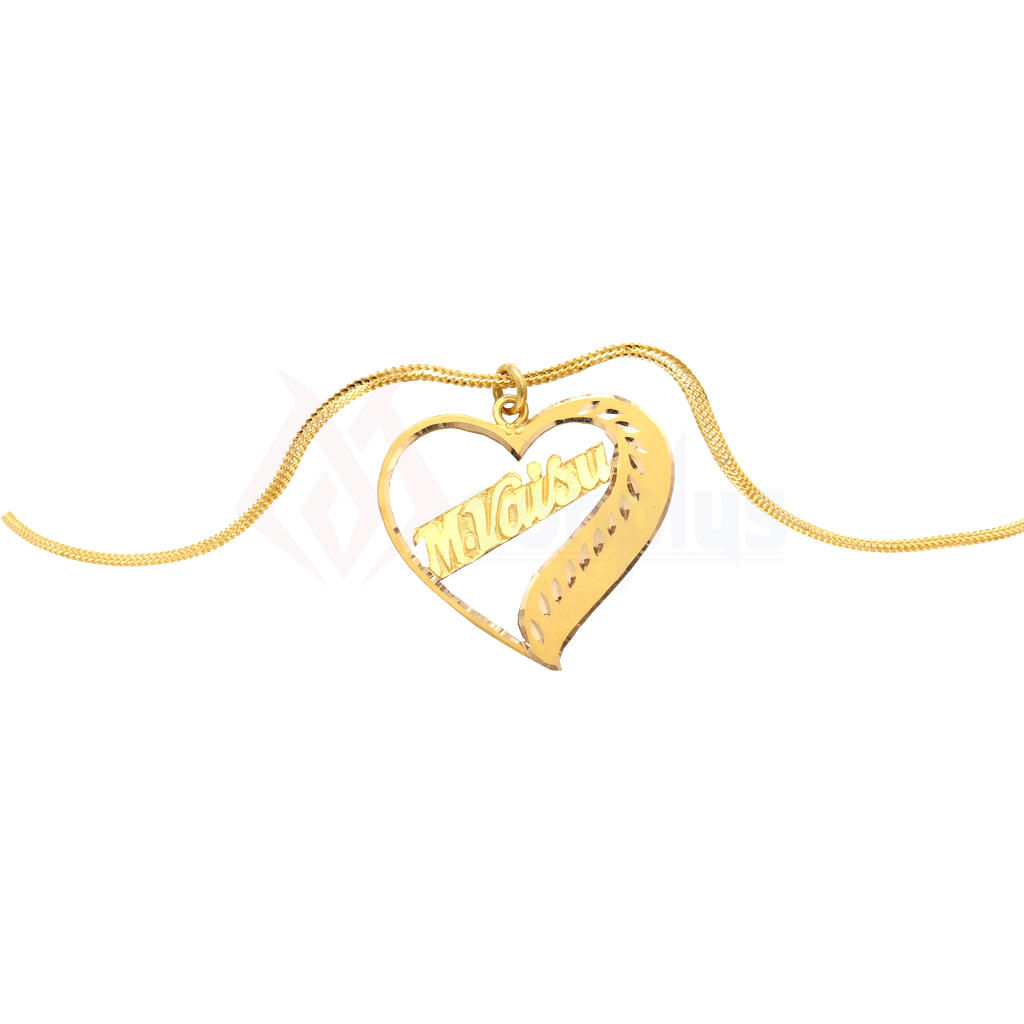 Customized Gold Pendent With Your Elegant Name