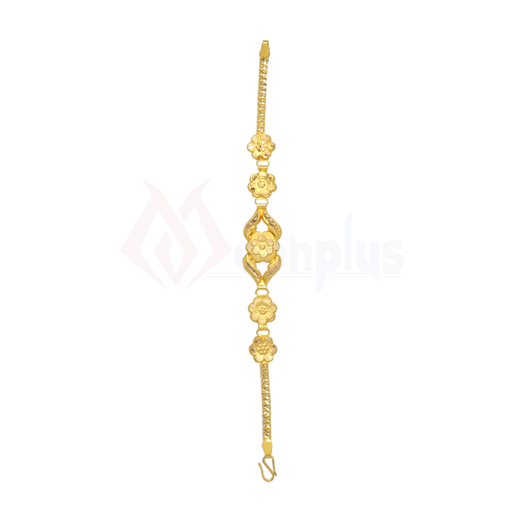 Adorable Floral Gold Bracelet