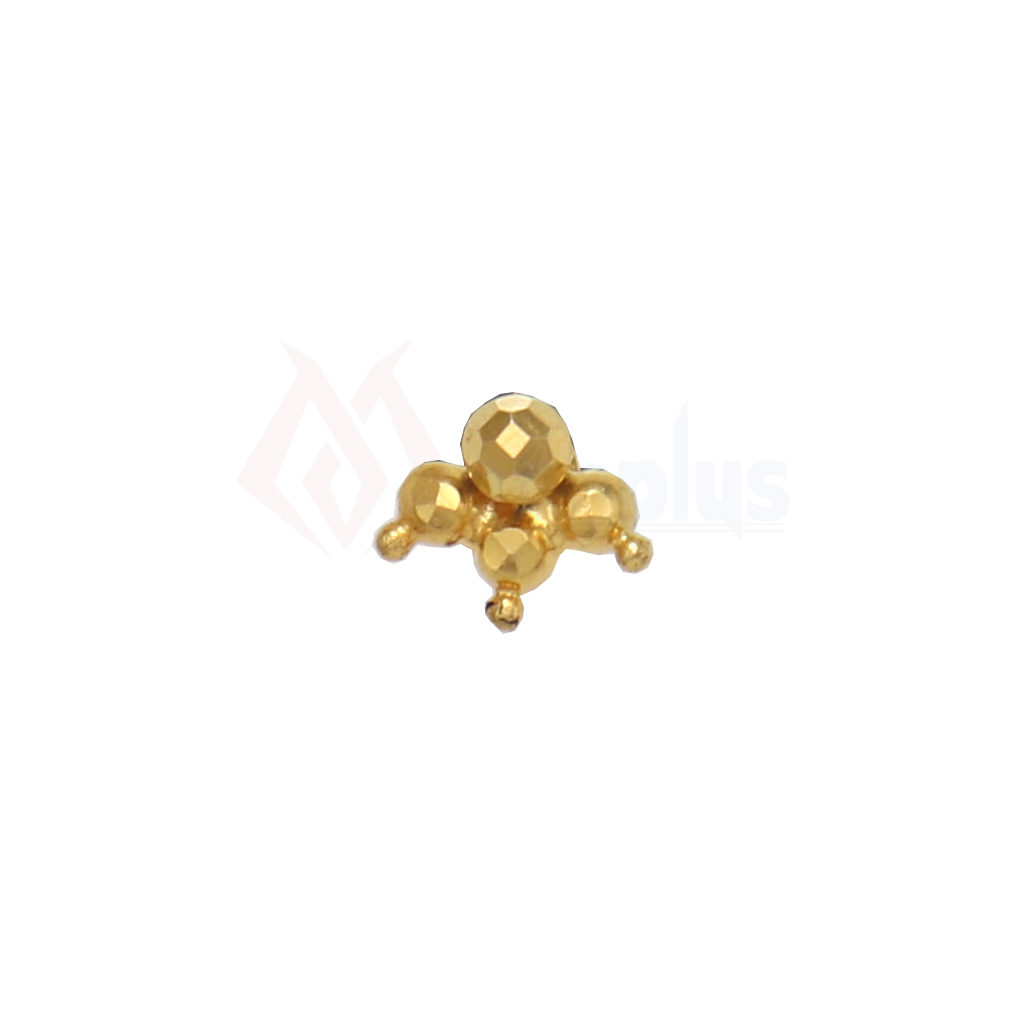 Gold Cluster Nose Pin