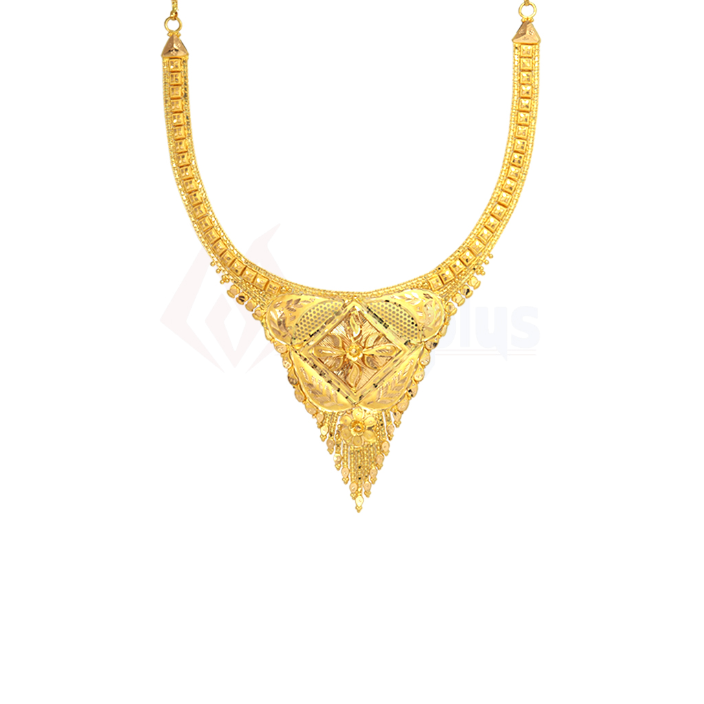 Elegant Signet Gold Necklace