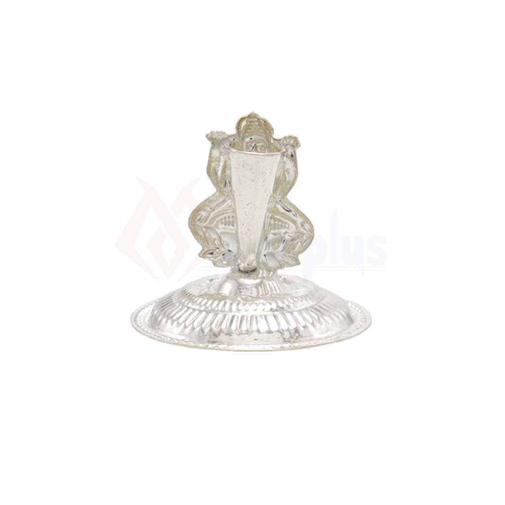 Silver Lakshmi Incense Holder / Idol