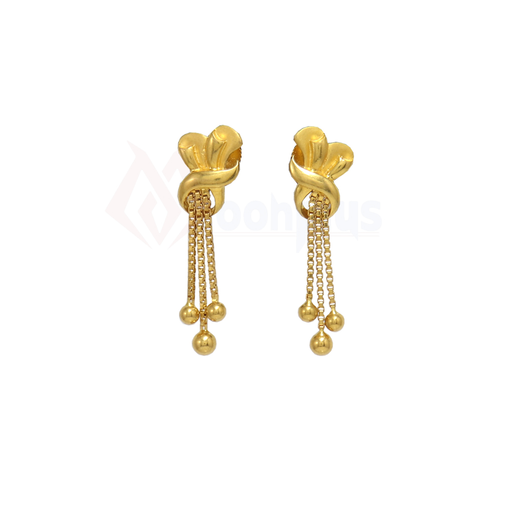 Fancy Falls Gold Drops Earrings