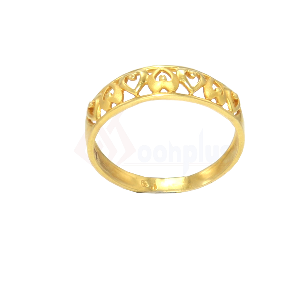 Formation Hearts Gold Ring