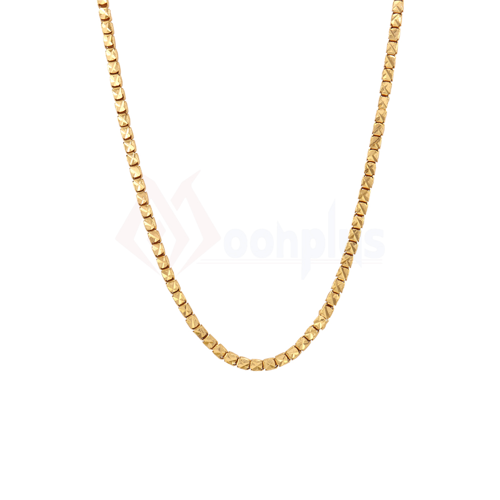 Vintage Cube Gold Chain