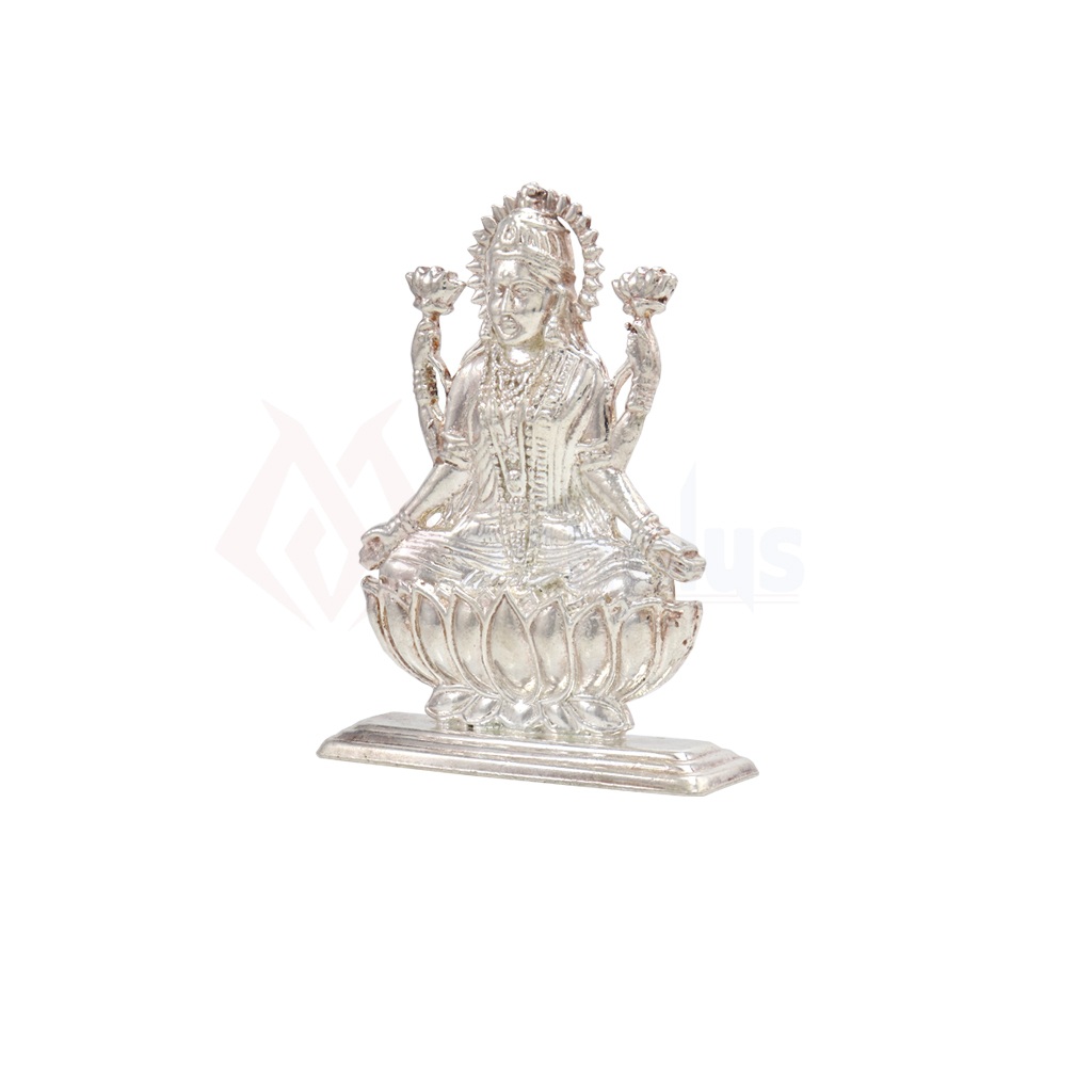 Silver Lakshmi Idol