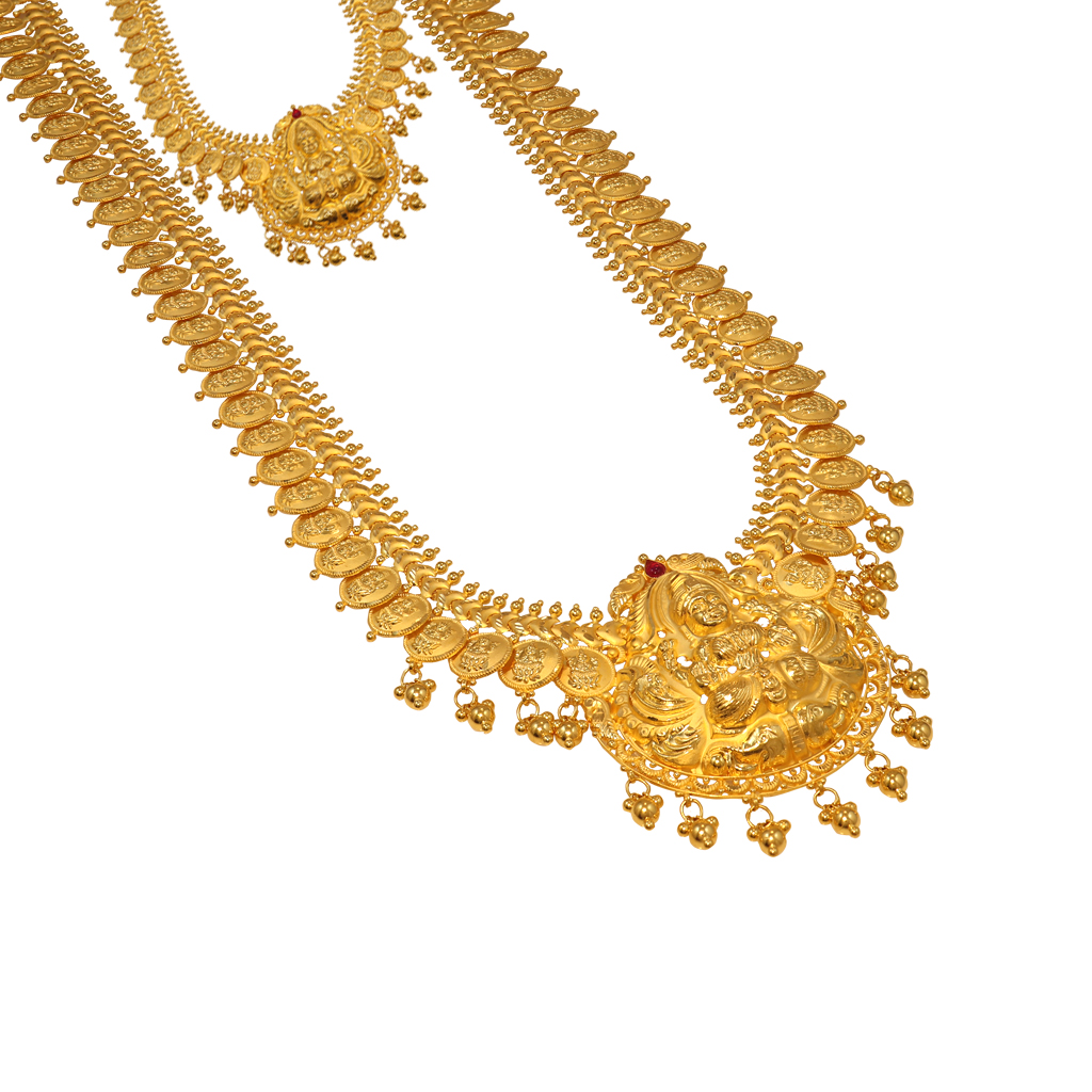 Traditional Laksmi Haram Necklace Set