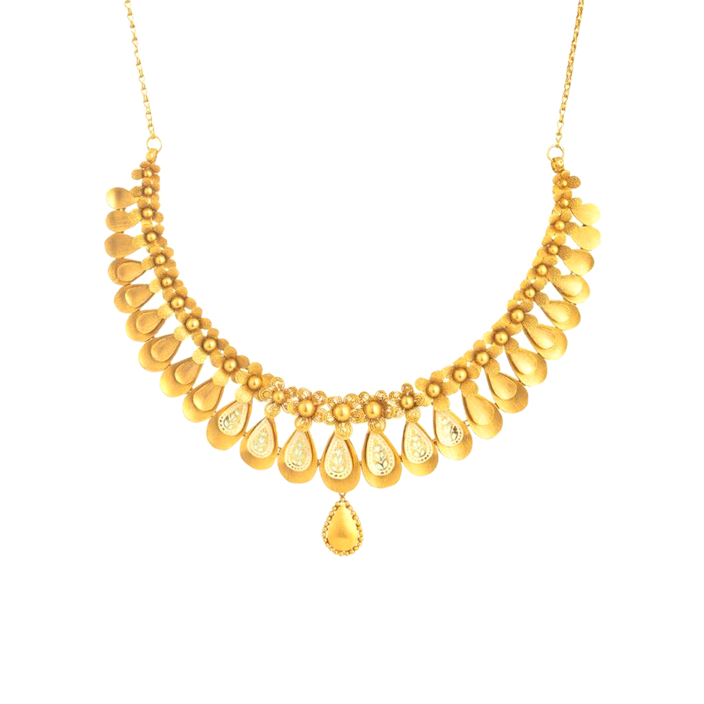 Gold Floral Necklace