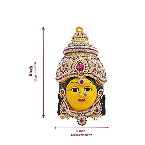 God Ornament Goddess Varalakshmi Stone Face