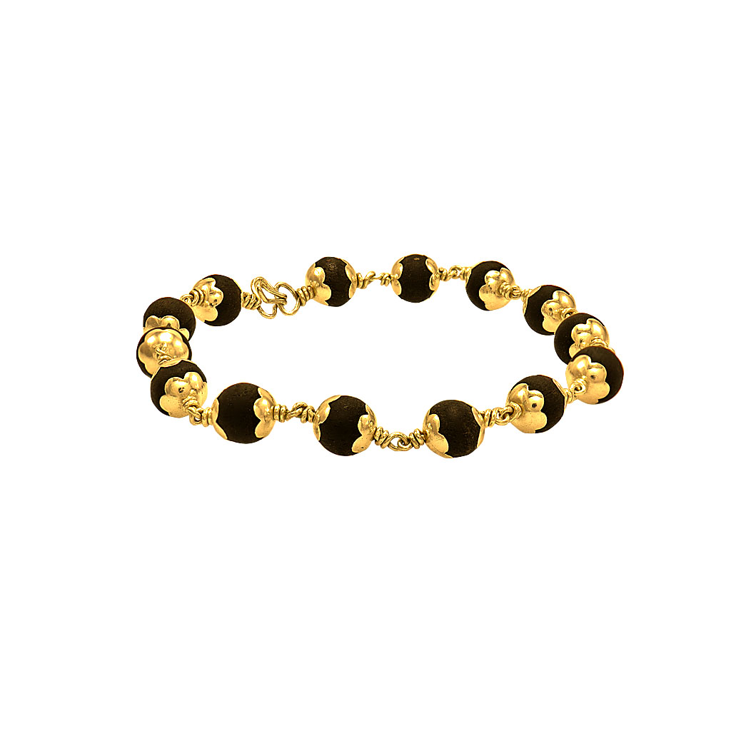 Gold Karungali Bracelet