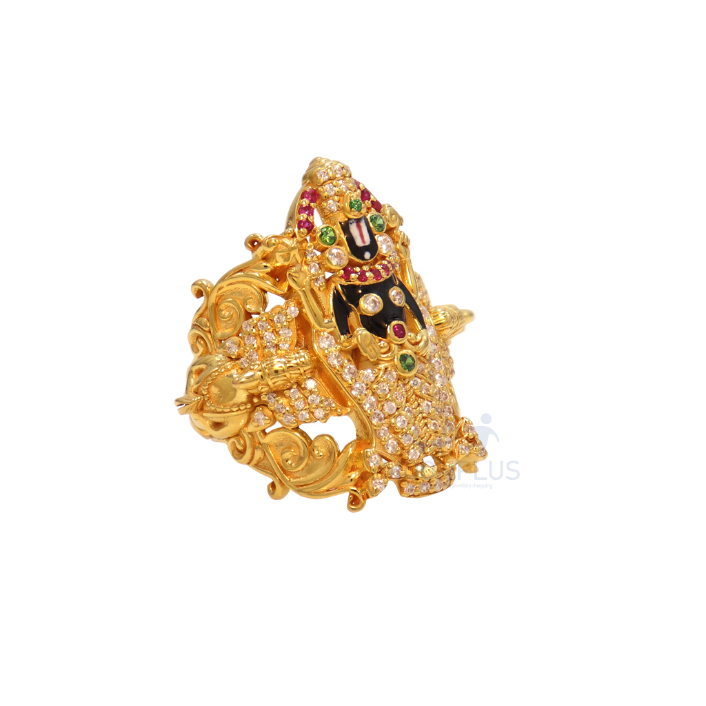 Lord Venkateswara Gold Ring