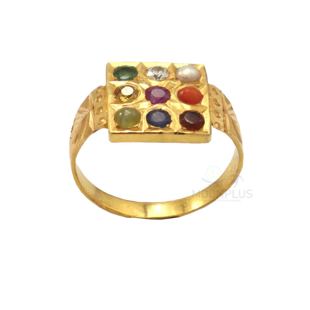 Gold Navarathina Ring 8grams