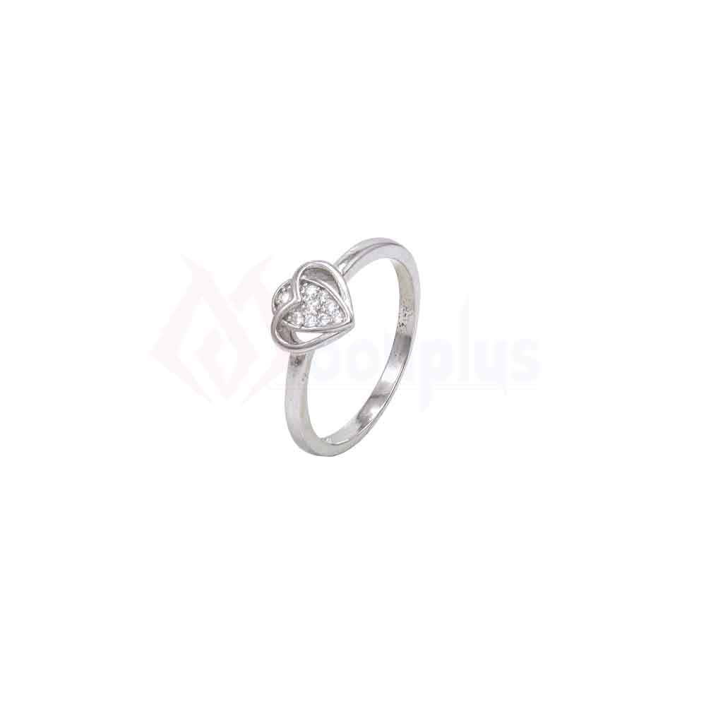 Heart Silver Ring  - Size 15