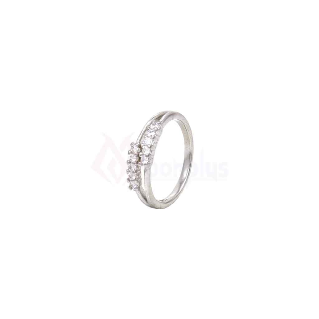 Parallel stone Silver Ring - Size11